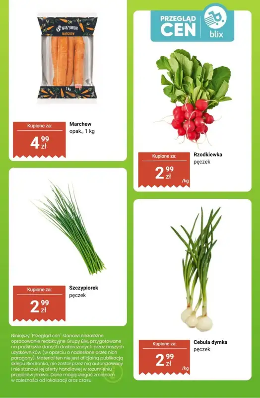 Biedronka - gazetka promocyjna Owoce i warzywa  - przegląd cen i ciekawostki od poniedziałku 13.04 do soboty 18.04 - strona 4