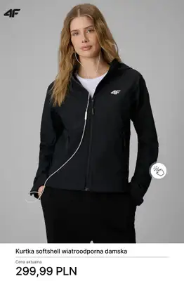 4F - gazetka promocyjna Softshell damski od soboty 11.04  - strona 2