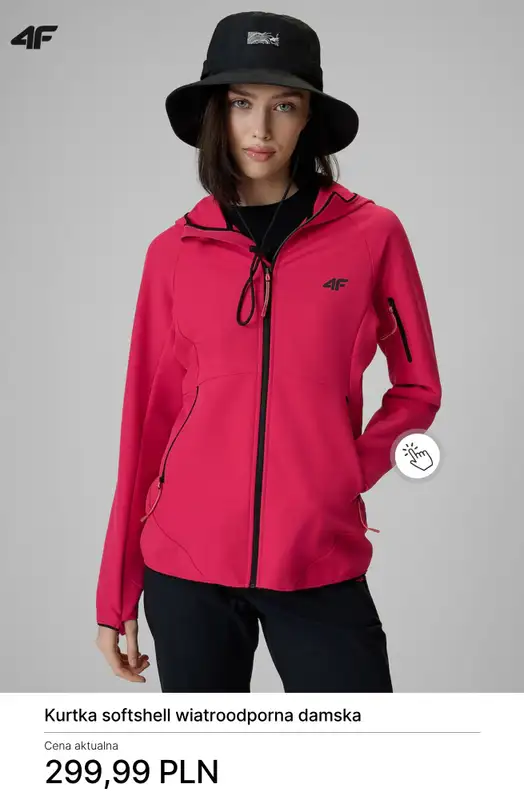 4F - gazetka promocyjna Softshell damski od soboty 11.04  - strona 9