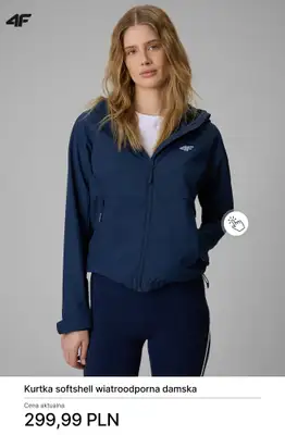 4F - gazetka promocyjna Softshell damski od soboty 11.04  - strona 11