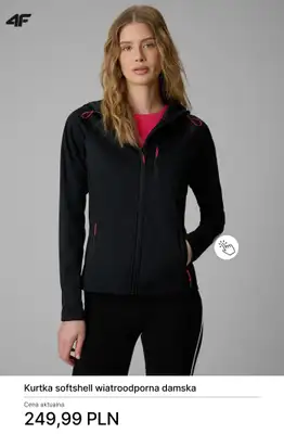 4F - gazetka promocyjna Softshell damski od soboty 11.04  - strona 3