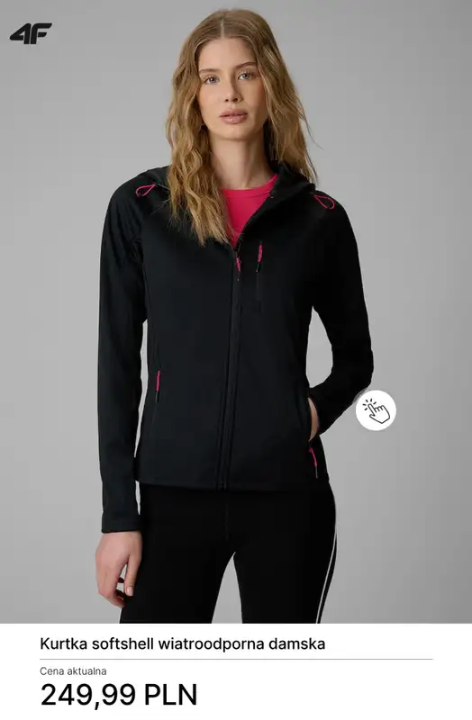 4F - gazetka promocyjna Softshell damski od soboty 11.04  - strona 3