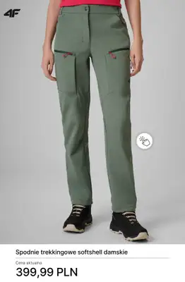 4F - gazetka promocyjna Softshell damski od soboty 11.04  - strona 10