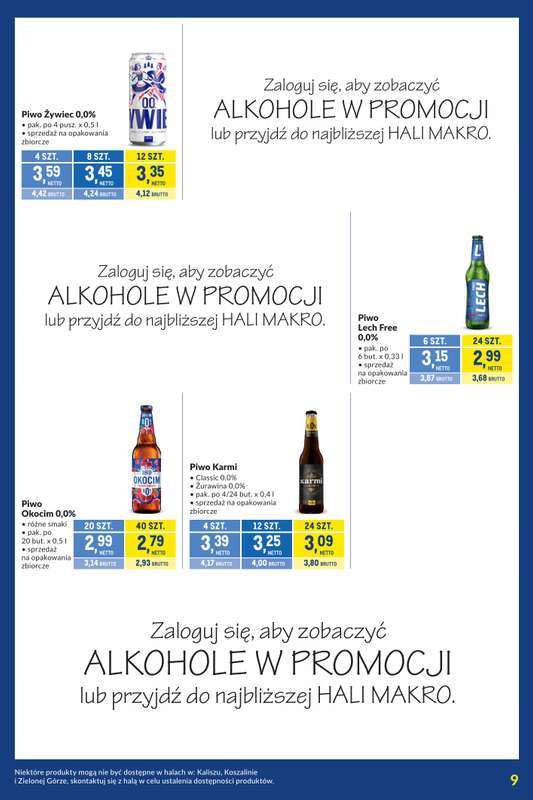 Makro - gazetka promocyjna Kupujesz więcej płacisz mniej od wtorku 14.04 do poniedziałku 11.05 - strona 9