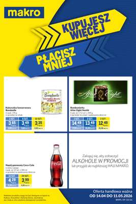 Makro - gazetka promocyjna Kupujesz więcej płacisz mniej od wtorku 14.04 do poniedziałku 11.05