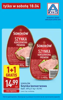 Aldi - gazetka promocyjna Najlepsze oferty na sobotę w Aldi! od soboty 18.04 do soboty 18.04 - strona 2