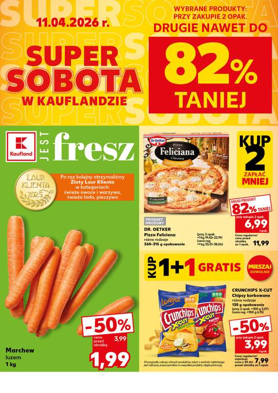 Kaufland - gazetka promocyjna Oferta Kaufland - SUPER SOBOTA od piątku 10.04 do soboty 11.04 - strona 2