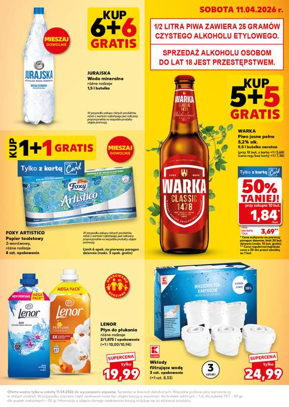 Kaufland - gazetka promocyjna Oferta Kaufland - SUPER SOBOTA od piątku 10.04 do soboty 11.04 - strona 3