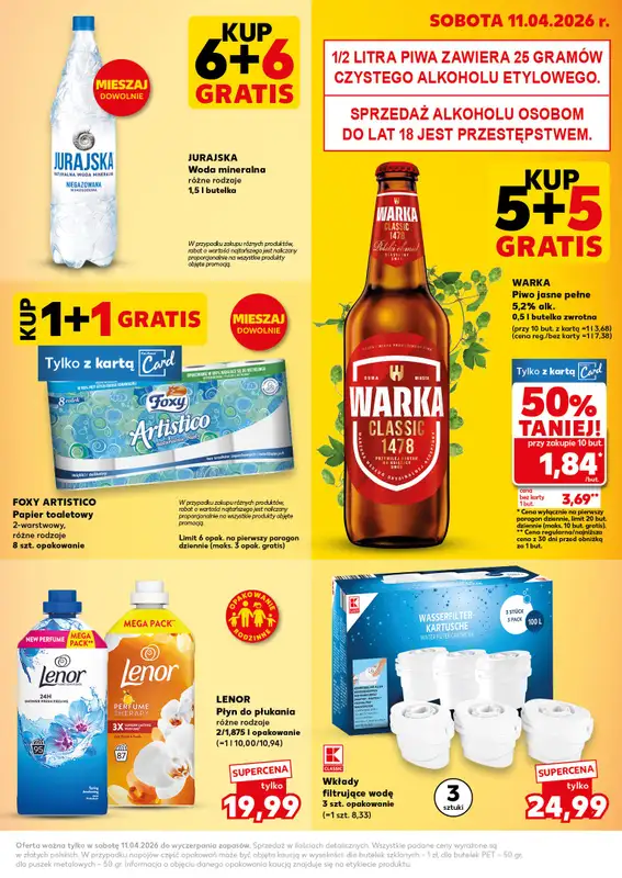 Kaufland - gazetka promocyjna Oferta Kaufland - SUPER SOBOTA od piątku 10.04 do soboty 11.04 - strona 3