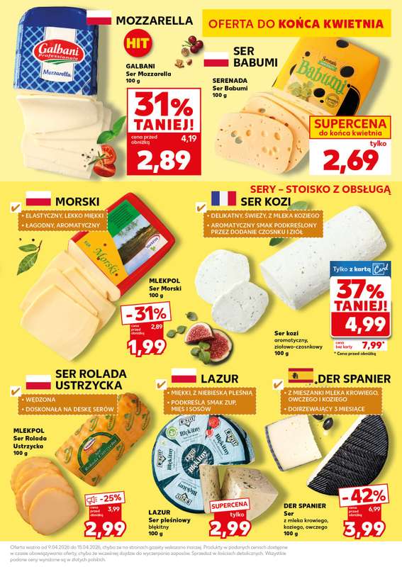 Kaufland - gazetka promocyjna Oferta Kaufland - SUPER SOBOTA od piątku 10.04 do soboty 11.04 - strona 15