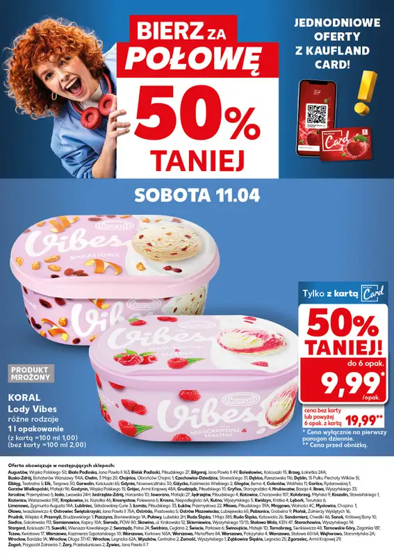 Kaufland - gazetka promocyjna Oferta Kaufland - SUPER SOBOTA od piątku 10.04 do soboty 11.04 - strona 28