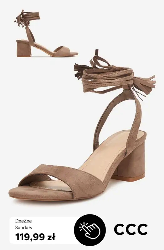 CCC - gazetka promocyjna Damskie obuwie letnie dostępne tylko online od piątku 10.04  - strona 6