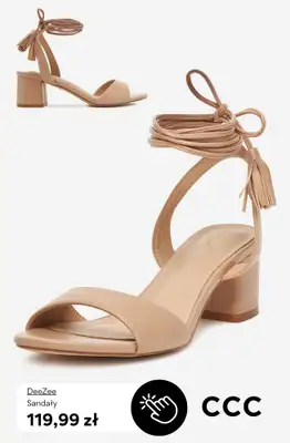 CCC - gazetka promocyjna Damskie obuwie letnie dostępne tylko online od piątku 10.04  - strona 4