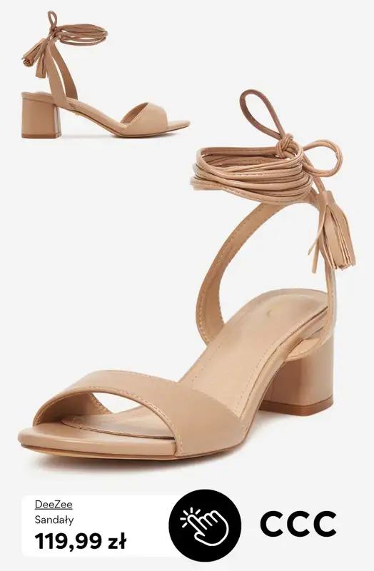 CCC - gazetka promocyjna Damskie obuwie letnie dostępne tylko online od piątku 10.04  - strona 4