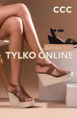 CCC - gazetka promocyjna Damskie obuwie letnie dostępne tylko online od piątku 10.04 