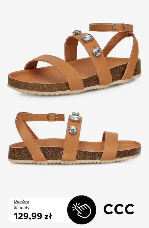 CCC - gazetka promocyjna Damskie obuwie letnie dostępne tylko online od piątku 10.04  - strona 10