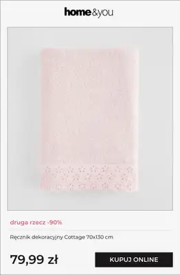 home&you - gazetka promocyjna Druga rzecz -90% od piątku 10.04 do wtorku 14.04 - strona 8