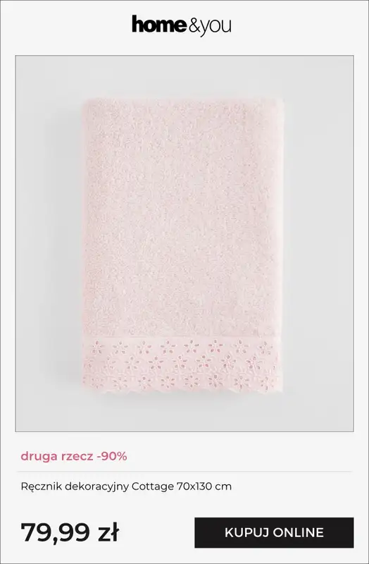 home&you - gazetka promocyjna Druga rzecz -90% od piątku 10.04 do wtorku 14.04 - strona 8