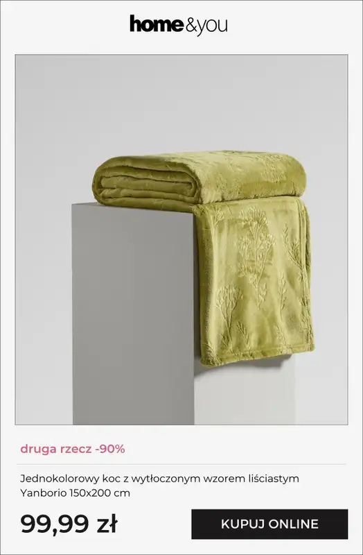 home&you - gazetka promocyjna Druga rzecz -90% od piątku 10.04 do wtorku 14.04 - strona 3