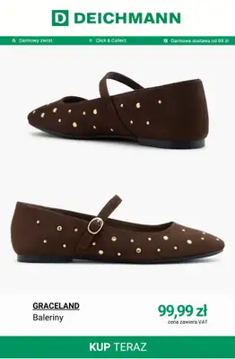 Deichmann - gazetka promocyjna Baleriny damskie od soboty 11.04  - strona 2