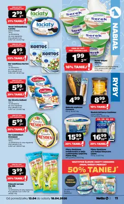 Netto - gazetka promocyjna Gazetka Spożywcza od poniedziałku 13.04 do soboty 18.04 - strona 11