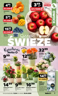 Netto - gazetka promocyjna Gazetka Spożywcza od poniedziałku 13.04 do soboty 18.04 - strona 7