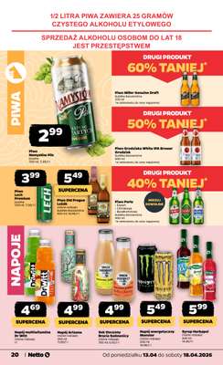 Netto - gazetka promocyjna Gazetka Spożywcza od poniedziałku 13.04 do soboty 18.04 - strona 20