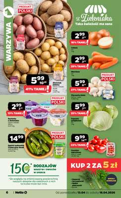 Netto - gazetka promocyjna Gazetka Spożywcza od poniedziałku 13.04 do soboty 18.04 - strona 6