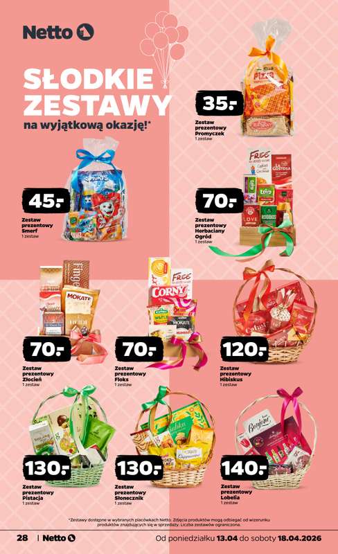 Netto - gazetka promocyjna Gazetka Spożywcza  do soboty 18.04 - strona 28