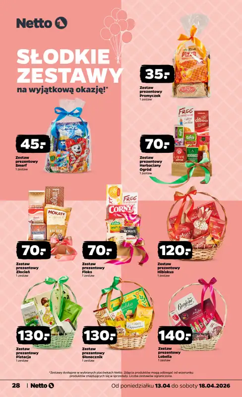 Netto - gazetka promocyjna Gazetka Spożywcza od poniedziałku 13.04 do soboty 18.04 - strona 28