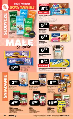 Netto - gazetka promocyjna Gazetka Spożywcza od poniedziałku 13.04 do soboty 18.04 - strona 16