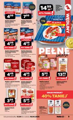 Netto - gazetka promocyjna Gazetka Spożywcza od poniedziałku 13.04 do soboty 18.04 - strona 9
