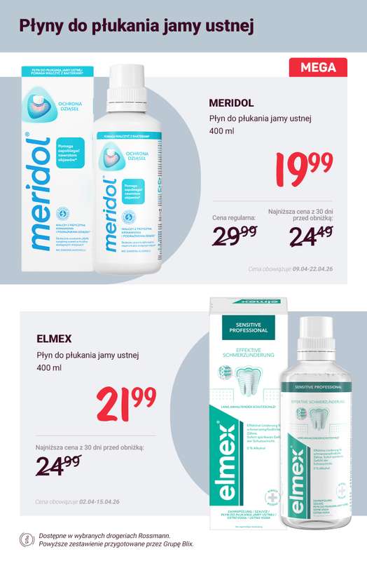 Rossmann - gazetka promocyjna Higiena jamy ustnej - super okazje! od soboty 11.04 do środy 15.04 - strona 5