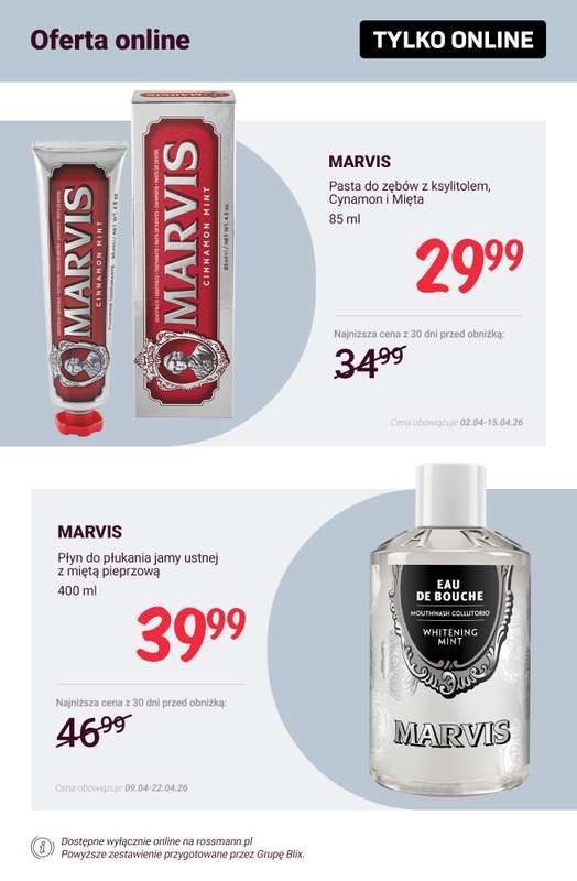 Rossmann - gazetka promocyjna Higiena jamy ustnej - super okazje! od soboty 11.04 do środy 15.04 - strona 11