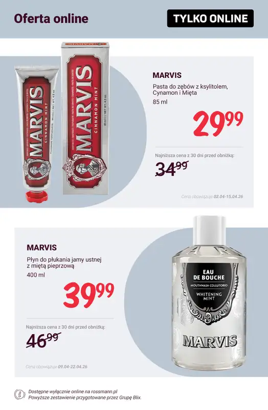Rossmann - gazetka promocyjna Higiena jamy ustnej - super okazje! od soboty 11.04 do środy 15.04 - strona 11