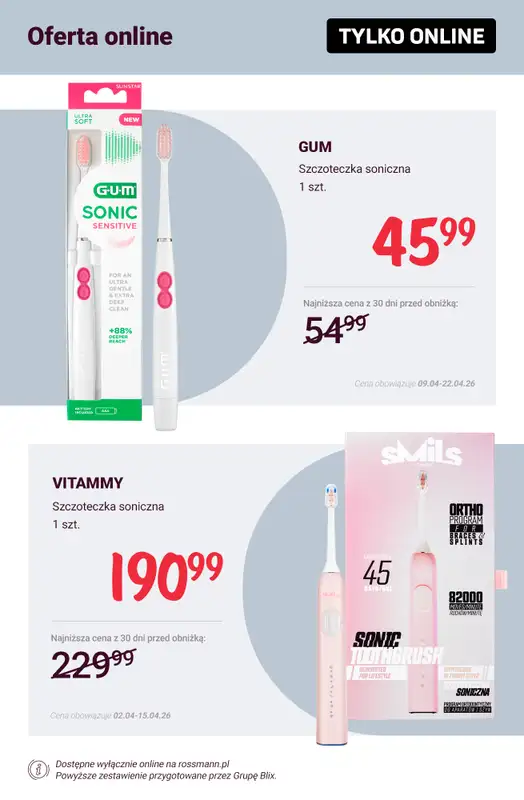 Rossmann - gazetka promocyjna Higiena jamy ustnej - super okazje! od soboty 11.04 do środy 15.04 - strona 12