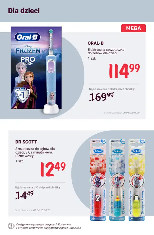 Rossmann - gazetka promocyjna Higiena jamy ustnej - super okazje! od soboty 11.04 do środy 15.04 - strona 8