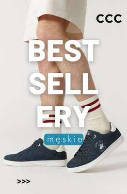 CCC - gazetka promocyjna BESTSELLERY - obuwie męskie od niedzieli 12.04 