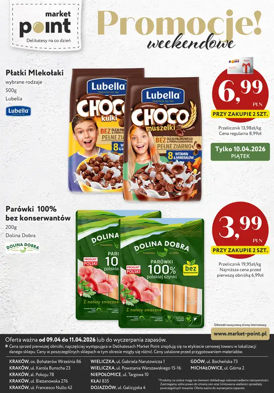 Market Point - gazetka promocyjna Gazetka weekendowa od piątku 10.04 do soboty 11.04 - strona 8