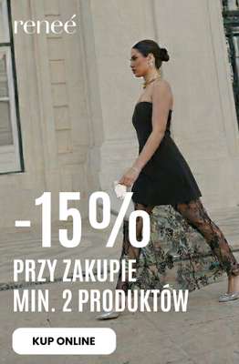 Renee - gazetka promocyjna -15% przy zakupie min. 2 produktów od piątku 10.04 do wtorku 14.04