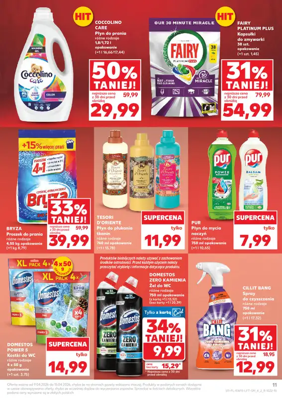 Kaufland - gazetka promocyjna Gazetka Tygodnia od czwartku 09.04 do środy 15.04 - strona 11