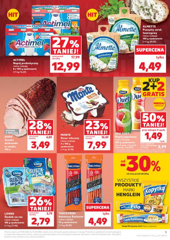 Kaufland - gazetka promocyjna Gazetka Tygodnia od czwartku 09.04 do środy 15.04 - strona 5