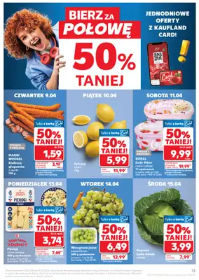 Kaufland - gazetka promocyjna Gazetka Tygodnia od czwartku 09.04 do środy 15.04 - strona 13