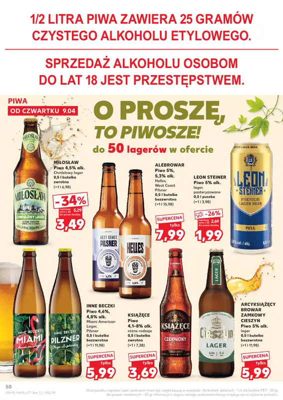 Kaufland - gazetka promocyjna Gazetka Tygodnia od czwartku 09.04 do środy 15.04 - strona 50