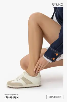 Ryłko - gazetka promocyjna BIAŁE damskie półbuty od piątku 10.04  - strona 6