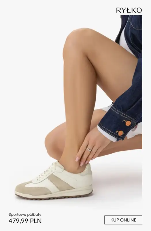 Ryłko - gazetka promocyjna BIAŁE damskie półbuty od piątku 10.04  - strona 6