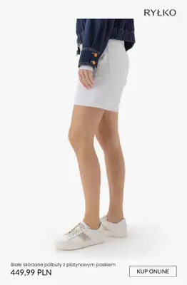 Ryłko - gazetka promocyjna BIAŁE damskie półbuty od piątku 10.04  - strona 7