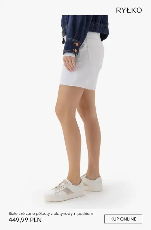 Ryłko - gazetka promocyjna BIAŁE damskie półbuty od piątku 10.04  - strona 7