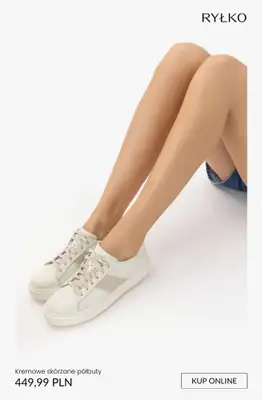 Ryłko - gazetka promocyjna BIAŁE damskie półbuty od piątku 10.04  - strona 8