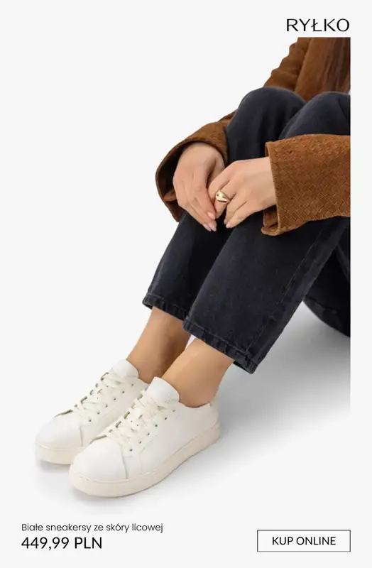 Ryłko - gazetka promocyjna BIAŁE damskie półbuty od piątku 10.04  - strona 3